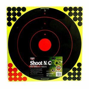 Birchwood Casey Shoot-N-C Self-Adhesive 5 Targets-17.25"  24-1" Pasters Target